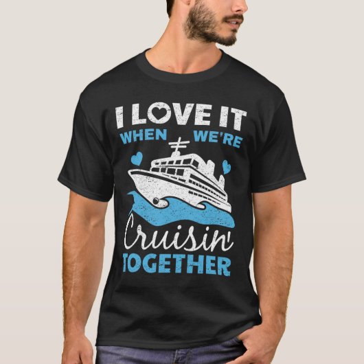 Mannen met wollige cruise Vrouwen cruiseschepen T-shirt (Voorkant)