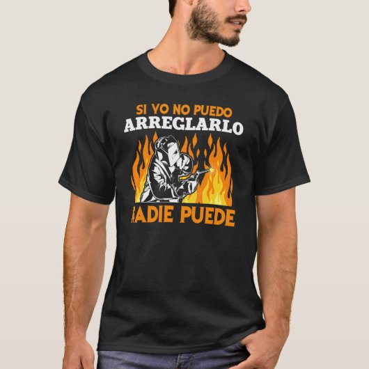 Mannen metaalbewerkingsmachine voor het lassen van t-shirt (Voorkant)