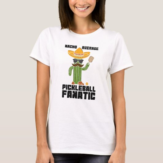 Mannen Mexicaanse Nacho Gemiddelde Pickleball Fant T-shirt (Voorkant)