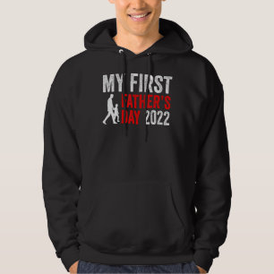 Mannen mijn eerste Vaderdag 2022 voor de eerste ma Hoodie