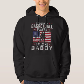 Mannen Mijn favoriete Basketbalspeler noemt me pap Hoodie