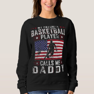 Mannen Mijn favoriete Basketbalspeler noemt me pap Trui
