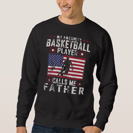 Mannen mijn favoriete Basketbalspeler roept me vad Trui (Voorkant)