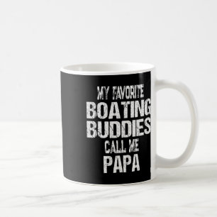 Mannen Mijn Favoriete Boating Buddies Noem Mij Pap Koffiemok