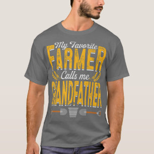 Mannen mijn favoriete boer noemt me grootvader Far T-shirt