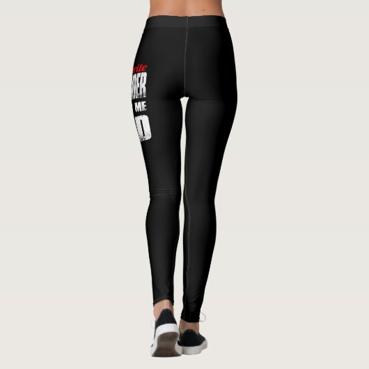 Mannen mijn favoriete Cheerleader noemt me papa Ch Leggings (Achterkant)