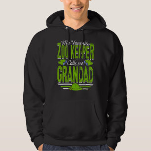 Mannen Mijn favoriete dierentuin Keeper noemt me g Hoodie