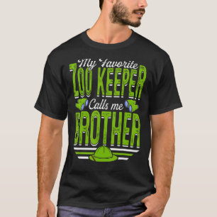 Mannen Mijn favoriete dierentuin Keeper roept me B T-shirt