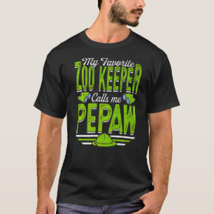 Mannen Mijn favoriete dierentuin-veehouder noemt m T-shirt
