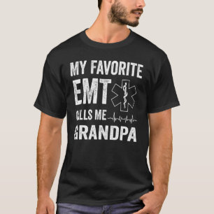 Mannen mijn favoriete emt noemt me opa voor vaders t-shirt