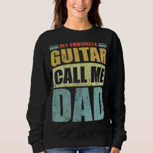 Mannen mijn favoriete gitaar noemt me papa Vaderda Trui