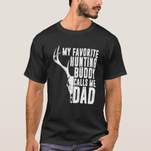 Mannen mijn favoriete jachtboeddy noemt me pa Deer T-shirt