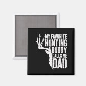 Mannen mijn favoriete jachtboeddy noemt me papa De Magneet (Voorkant / Achterkant)