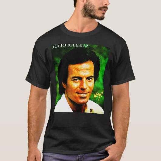 Mannen mijn favoriete Julio Iglesias band Logo cad T-shirt (Voorkant)