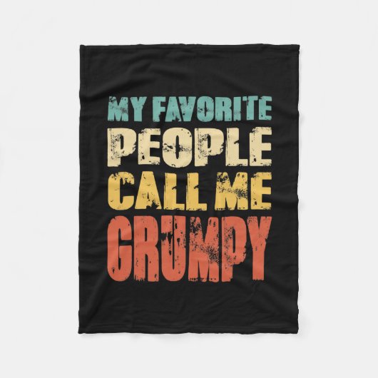Mannen mijn favoriete mensen noemen me een brutale fleece deken (Voorkant)