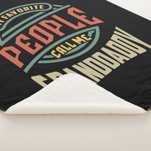 Mannen mijn favoriete mensen noemen me grootpappe sherpa deken (3/4)