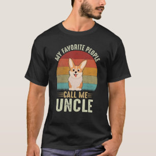 Mannen Mijn favoriete mensen noemen me oom Schatti T-shirt