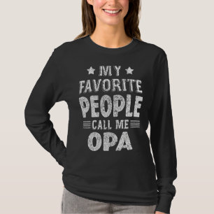 Mannen mijn favoriete mensen noemen me pap papa gr t-shirt
