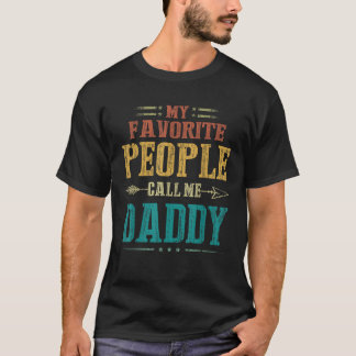 Mannen mijn favoriete mensen noemen me papa  Fath T-shirt