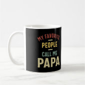 Mannen Mijn favoriete mensen noemen me Papa Gift Koffiemok (Links)