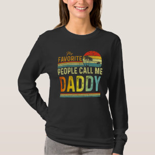 Mannen mijn favoriete mensen noemen me papa vader  t-shirt