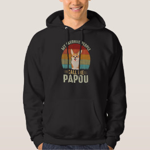 Mannen mijn favoriete mensen noemen me Papou Cute Hoodie