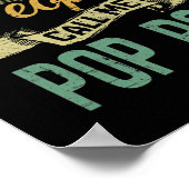 Mannen Mijn favoriete mensen noemen me Pop Pop Vin Poster (Hoek)