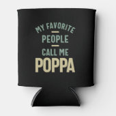 Mannen Mijn favoriete mensen noemen me Poppa Blikjeskoeler (Voorkant)