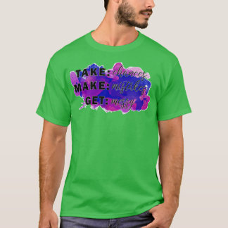 Mannen mijn favoriete schoolbus van magische Cart T-shirt