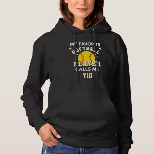 Mannen Mijn favoriete softwarespeler roept me Tio Hoodie (Voorkant)