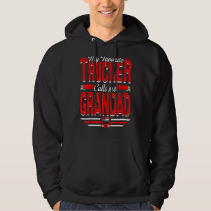 Mannen mijn favoriete trucker noemt me kleinetraje hoodie