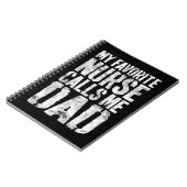 Mannen Mijn favoriete verpleegster belt me vader&# Notitieboek (Linkerzijde)