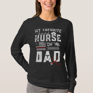 Mannen mijn favoriete verpleegster noemt me pap va t-shirt
