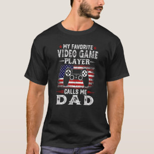 Mannen Mijn favoriete videogame speler noemt me pa T-shirt