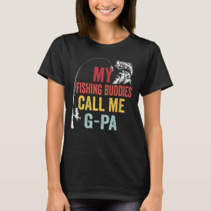 Mannen Mijn favoriete Vissende boeddden noemen me  T-shirt