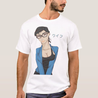 Mannen Mijn favoriete Waifu Mia Khalifa Funny Grap T-shirt