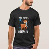 Mannen mijn geest dierlijk deer ik hou van pap har t-shirt (Voorkant)