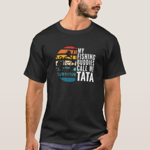 Mannen Mijn Gevist Vrienden Noem Mij Tata Visser V T-shirt