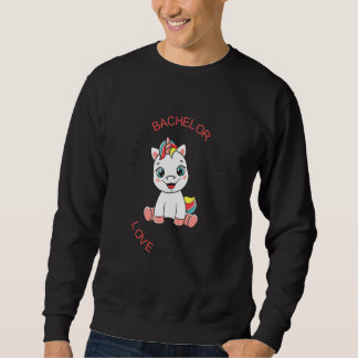 Mannen  Mijn vrijgezellenfeest Cute Unicorn Bachel Trui
