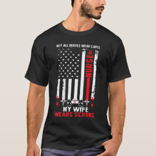 Mannen mijn vrouw draagt scheuren door de Amerikaa T-shirt