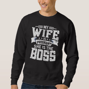 Mannen Mijn vrouw is zwanger Ze is de baas van pap Trui