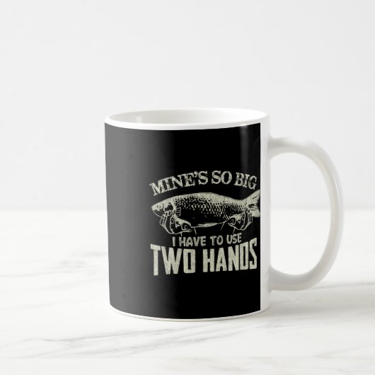 Mannen mijnen zo groot dat ik twee handen moet ge koffiemok (Rechts)