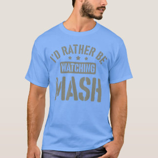 Mannen Militair Retro Fans Vintage Ik Ging Liever T-shirt