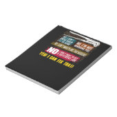 Mannen Millwright Novelty Gift T-Shirt voor Dads Notitieblok (Linkerzijde)