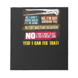 Mannen Millwright Novelty Gift T-Shirt voor Dads Notitieblok