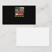 Mannen Millwright Novelty Gift T-Shirt voor Dads Visitekaartje (Voorkant / Achterkant)