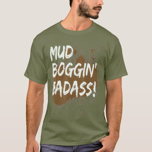 Mannen modder Bogging modder Shirt modder race fan (Voorkant)