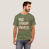 Mannen modder Bogging modder Shirt modder race fan (Voorkant volledig)