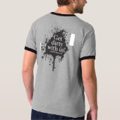 Mannen modderRUNbier Gear T-shirt (Achterkant)