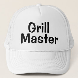 Mannen Mode Baseball GRILL MASTER Trucker Pet